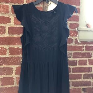 Black maxi dress